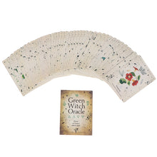Load image into Gallery viewer, Green Witch Oracle Cards Tarot Prophecy Divination Deck Family Party Board Game Beginners Cards
