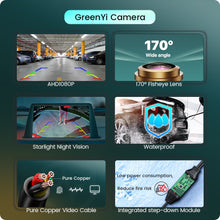 Load image into Gallery viewer, GreenYi Golden Lens 1920x1080P Car Rear View Camera 170° Full HD Night Vision Reverse AHD Fisheye Vehicle Parking Camera
