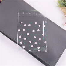 Load image into Gallery viewer, 50Pcs/lot Lovely Sweet Heart Cookie Candy Gift Packaging Bags Self Adhesive Party Favors for Biscuit