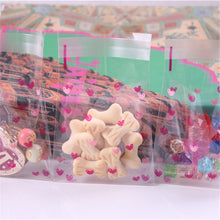 Load image into Gallery viewer, 50Pcs/lot Lovely Sweet Heart Cookie Candy Gift Packaging Bags Self Adhesive Party Favors for Biscuit