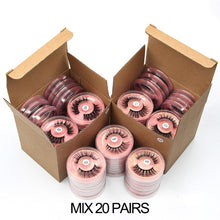 Load image into Gallery viewer, Wholesale Items Lashes Eye Bulk Lots 4/10/50/100 PCS Natural Long False Eyelashes Fluffy Wispy Faux 3D Mink Lashes Soft Handmade