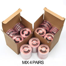 Load image into Gallery viewer, Wholesale Items Lashes Eye Bulk Lots 4/10/50/100 PCS Natural Long False Eyelashes Fluffy Wispy Faux 3D Mink Lashes Soft Handmade