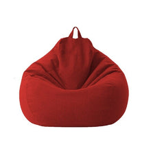 Load image into Gallery viewer, Large Small Lazy Sofas Cover Chairs without Filler Linen Cloth Lounger Seat Bean Bag Pouf Puff Couch Tatami Living Room Beanbags