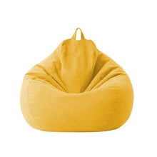 Load image into Gallery viewer, Large Small Lazy Sofas Cover Chairs without Filler Linen Cloth Lounger Seat Bean Bag Pouf Puff Couch Tatami Living Room Beanbags