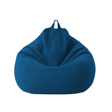 Load image into Gallery viewer, Large Small Lazy Sofas Cover Chairs without Filler Linen Cloth Lounger Seat Bean Bag Pouf Puff Couch Tatami Living Room Beanbags
