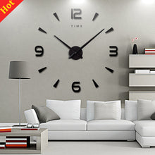 Load image into Gallery viewer, Wall Clock Decorative Kitchen Clocks Acrylic Mirror Stickers Home Letter Home Decor