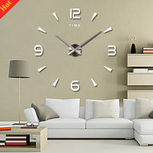 Load image into Gallery viewer, Wall Clock Decorative Kitchen Clocks Acrylic Mirror Stickers Home Letter Home Decor