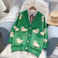 Load image into Gallery viewer, Women Sweater Cardigans Knitcoat V Neck Sheep Cardigans Sweaters Warm Knitwear Korean fashion Sueter Mujer Long Jacket