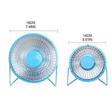 Load image into Gallery viewer, 220V Quartz Tube Space Heater Portable Quiet Electric Heater Desk Heater Fan for Office Home Whole Room