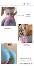 Load image into Gallery viewer, Yoga Set Gym Fitness Sportswear High Waist Athletic Leggings Sports Workout Bra Suits