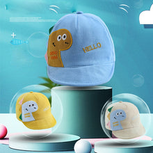 Load image into Gallery viewer, Cartoon Baby Baseball Cap Cute Dinosaur Letter Kids Baby Girl Boy Sun Hat Spring Summer Children Toddler Beach Hat