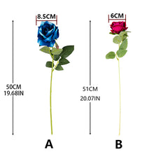 Load image into Gallery viewer, 5pcs Beautiful Silk Artificial Rose Flowers Wedding Home Table Decor Long Bouquet Arrange Fake Plants Valentine's Day Presents