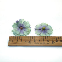 Load image into Gallery viewer, 50 pieces of 4.5 cm daisy flower head mini silk artificial flower decoration home wedding decoration DIY wreath headdress fa