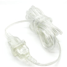 Load image into Gallery viewer, AC Power Extender Cable Cord110-220V EU/US Plug Extension Wire for Holiday Low Power LED String Light Christmas Indoor Lights