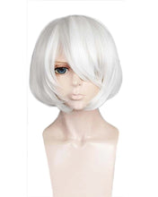 Load image into Gallery viewer, Synthetic Pink Orange Purple Cosplay Wig Heat Resistant Fiber Short Straight Anime Hair Wigs