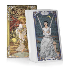 Load image into Gallery viewer, HOT 400 Style Tarot Cards Oracle Golden Art Nouveau The Green Witch Universal Celtic Thelema Steampunk Tarot Board Deck Games
