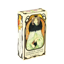 Load image into Gallery viewer, HOT 400 Style Tarot Cards Oracle Golden Art Nouveau The Green Witch Universal Celtic Thelema Steampunk Tarot Board Deck Games