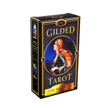 Load image into Gallery viewer, HOT 400 Style Tarot Cards Oracle Golden Art Nouveau The Green Witch Universal Celtic Thelema Steampunk Tarot Board Deck Games