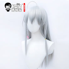 Load image into Gallery viewer, Anime Wandering Witch: The Journey Of Elaina cosplay Elaina wig Long silver hair Free hair accessories+Free wig cap