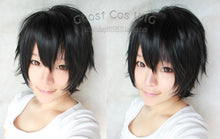 Load image into Gallery viewer, Kirigaya Kazuto Cosplay Wig Short Black Costume Sword Art Online Kirito Synthetic Hair Cos Wigs Peruca Pelucas