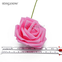 Load image into Gallery viewer, 10/20/30 Heads 8CM New Artificial PE Foam Rose Flowers Bride Bouquet Home Flower Wedding Decorations Scrapbooking DIY Flower