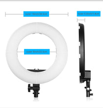 Load image into Gallery viewer, LED Ring Light 14 Inch Dimmable ringlight With Tripod phone holder For Studio Ring Lamp Photography Photo Makeup YouTube
