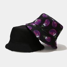 Load image into Gallery viewer, Fashion Cartoon Printed Cute Bucket Hat Summer Reversible Fishermant Hat For Women Men Street Hip Hop Fishing Cap Gorro