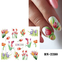Load image into Gallery viewer, Halloween 5D Nail Sticker Horror Mask Decor Spooky Design Bones Blood Drips Skull Sliders For Nails Lips Decal Wraps GLJI-5D11