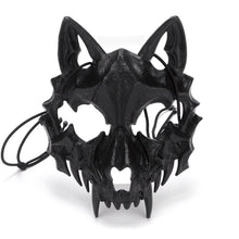 Load image into Gallery viewer, Halloween Carnival Party Mask Anime Dragon God Skeleton Half Face Masks Bone Skull Animals Mask Cosplay Dance Prom Costume Props