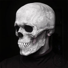 Load image into Gallery viewer, Full Head Skull Mask 3d Skeleton Skull Horror Latex Mask Scary Party Mask Halloween Cosplay Costume Props for Adults