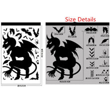 Load image into Gallery viewer, Halloween Giant Ghost Monster Ghost Shadow Window Sticker Witch Death Bat Skeleton Helloween Party Decor Electrostatic Sticker