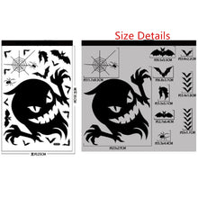 Load image into Gallery viewer, Halloween Giant Ghost Monster Ghost Shadow Window Sticker Witch Death Bat Skeleton Helloween Party Decor Electrostatic Sticker