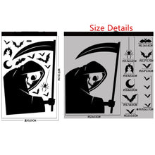Load image into Gallery viewer, Halloween Giant Ghost Monster Ghost Shadow Window Sticker Witch Death Bat Skeleton Helloween Party Decor Electrostatic Sticker