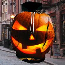 Load image into Gallery viewer, Halloween Hoodie Long Sleeve Fleece Sweatshirt Pumpkin Lantern Horror Bat Women Men Children Gifts