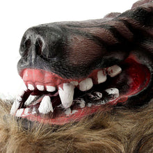 Load image into Gallery viewer, Halloween Latex Rubber Wolf Head Hair Mask Werewolf Gloves Costume Party Scary Decor