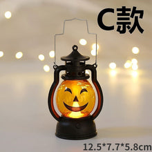 Load image into Gallery viewer, Halloween Lights Pumpkin Horror Ghost Wind Lantern DIY Hanging Ornaments Halloween Decorations for Home New Year Kids Gifts