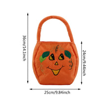 Load image into Gallery viewer, Halloween Loot Party Kids Pumpkin Trick Or Treat Tote Bags Candy Bag Halloween Candy Storage Bucket Portable Gift Basket