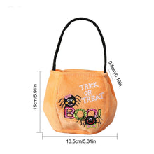 Load image into Gallery viewer, Halloween Loot Party Kids Pumpkin Trick Or Treat Tote Bags Candy Bag Halloween Candy Storage Bucket Portable Gift Basket
