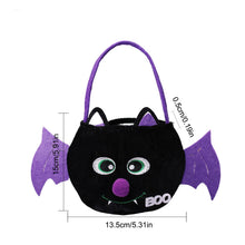 Load image into Gallery viewer, Halloween Loot Party Kids Pumpkin Trick Or Treat Tote Bags Candy Bag Halloween Candy Storage Bucket Portable Gift Basket