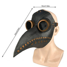 Load image into Gallery viewer, Halloween Medieval Hooded Robe plague doctor costume mask hat for men Monk Cosplay Steampunk Priest horror Wizard Cloak Cape