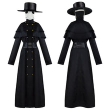 Load image into Gallery viewer, Halloween Party Raven Cosplay Costume Gothic Style Demon Black Long Suit Carnival 2023 Valorant Clothes Steampunk Cyberpunk