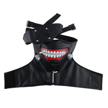 Load image into Gallery viewer, Halloween adjustable zipper rubber mask anime Tokyo Ghoul Kaneki Ken