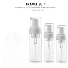 Load image into Gallery viewer, Convenient Mini Skin Care Bottle Plastic Transparent Small Empty Spray Bottle for Make Up and Skin Care Refillable Travel Use