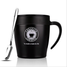 Load image into Gallery viewer, Handle Coffee Mug Stainless Steel Thermos Cups Vacuum Flask thermo Water Bottle Adult Bussiness Men Tea Portable Thermocup 330ML