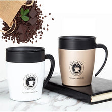 Load image into Gallery viewer, Handle Coffee Mug Stainless Steel Thermos Cups Vacuum Flask thermo Water Bottle Adult Bussiness Men Tea Portable Thermocup 330ML