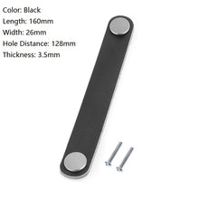 Load image into Gallery viewer, Doorknob Handmade Leather Pull Handle Minimalist Door Cupboard Drawer Kitchen Cabinet Dresser Knobs Furniture Hardware