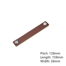 Load image into Gallery viewer, Doorknob Handmade Leather Pull Handle Minimalist Door Cupboard Drawer Kitchen Cabinet Dresser Knobs Furniture Hardware
