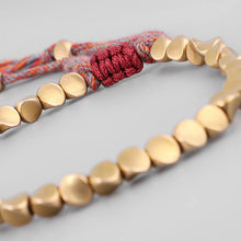 Load image into Gallery viewer, Handmade Tibetan Buddhist Bracelets On Hand Braided Copper Beads Lucky Rope Bracelet & Bangles For Women Men Dropshiping