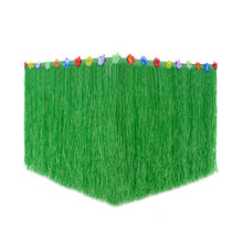 Load image into Gallery viewer, Hawaii Party Tropical Table Skirt DIY Hawaiian Grass Skirts Wedding Birthday Summer Luau Beach Tablecloth Garden Decor Supplies
