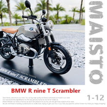 Load image into Gallery viewer, 1:12 BMW R 1250 GS With base alloy off-road motorcycle genuine authorized die-casting model toy car collection gift